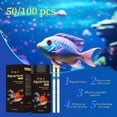 thumbnail image 4 of 6 in 1 Aquarium Test Strips Fast & Accurate Water Quality Testing Strips for Freshwater Saltwater,Pond Fish Tank Test Strips for PH,Carbonate,Hardness,Residual Chlorine,Nitrate,Nitrite 50pcs, 4 of 5