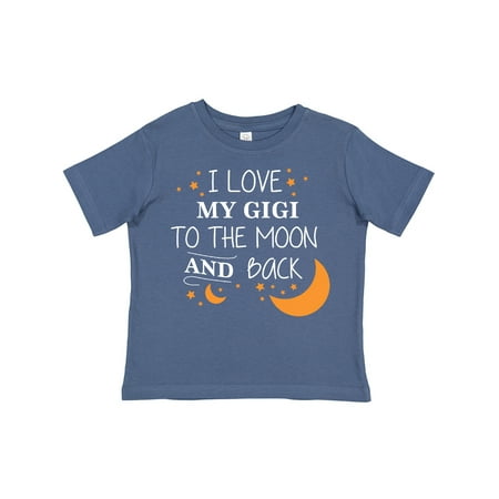 

Inktastic I Love My Gigi to the Moon and Back Gift Toddler Boy or Toddler Girl T-Shirt