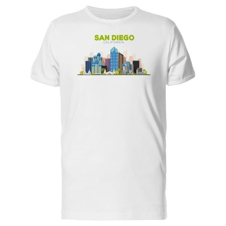 - City Of San Diego Illustration Tee Men's -Image by Shutterstock