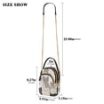 thumbnail image 2 of FORMRS Crossbody Bag for Women Quilted Travel Shoulder Cell Phone Purse with Chain Strap Handbag, Beige Cute Cats, 2 of 7