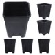 thumbnail image 3 of 6 uds maceteros de plástico para flores, macetas para plantas de jardín, macetas para vivero, soportes para flores, 3 of 6