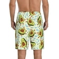 thumbnail image 2 of Balery Avocado Doing Sport Men's Cotton Knit Pajama Shorts Waistband & Pockets,Short Pajama Pants-XX-Large, 2 of 8