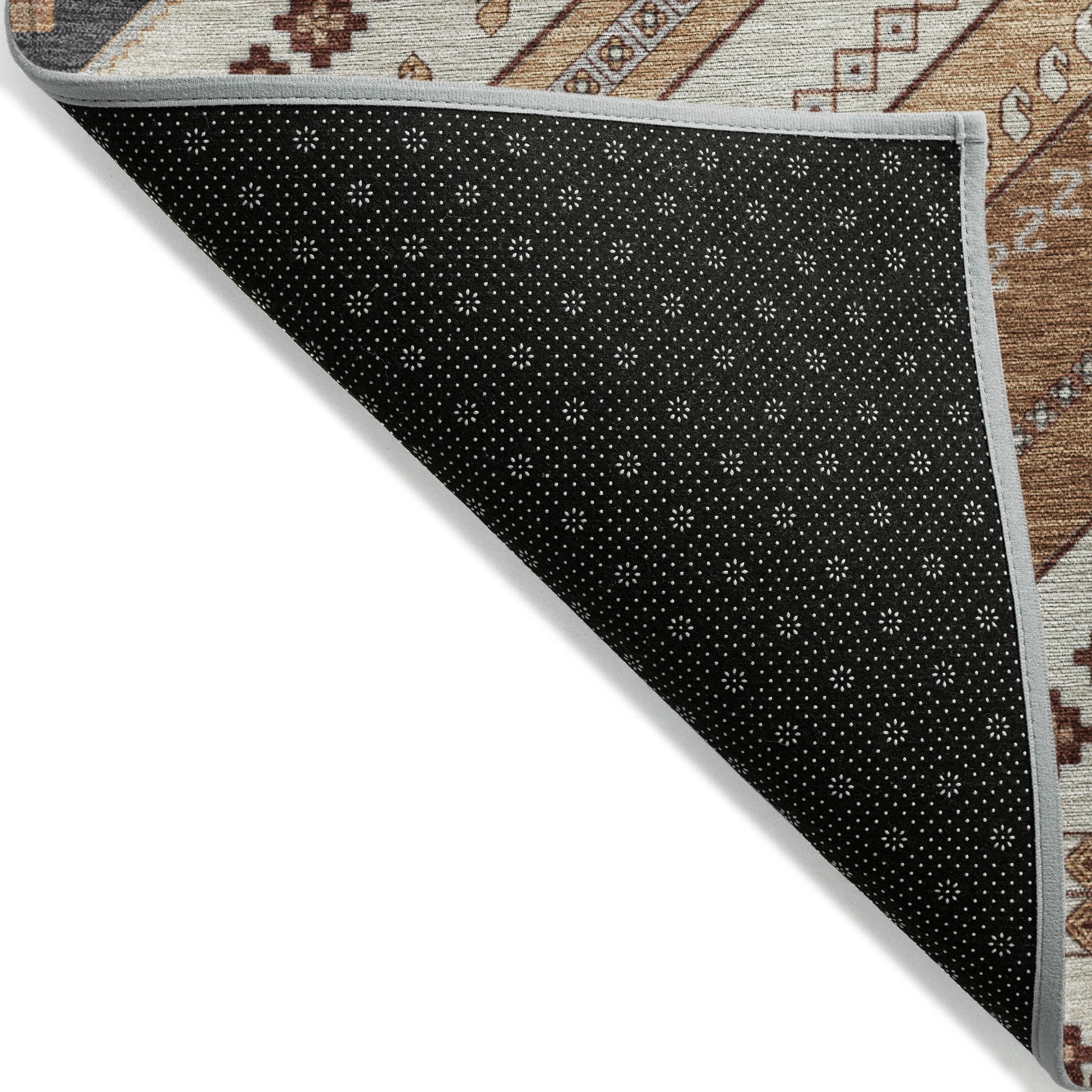Addison Rugs Chantille Indoor/Outdoor Transitional Geometric, Abstract Copper Washable Rectangle Rug, 10' x 14'
