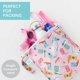 thumbnail image 2 of Waterproof Wet Bag for Baby, Travel, Swim Suit, Cloth Diapers, Pump Parts, Pool, Beach, Gym Clothes, Toiletry, Hook to Stroller, Daycare, Zipper Reusable Wetdry Packing Pouch, Beige Check, 2 of 5