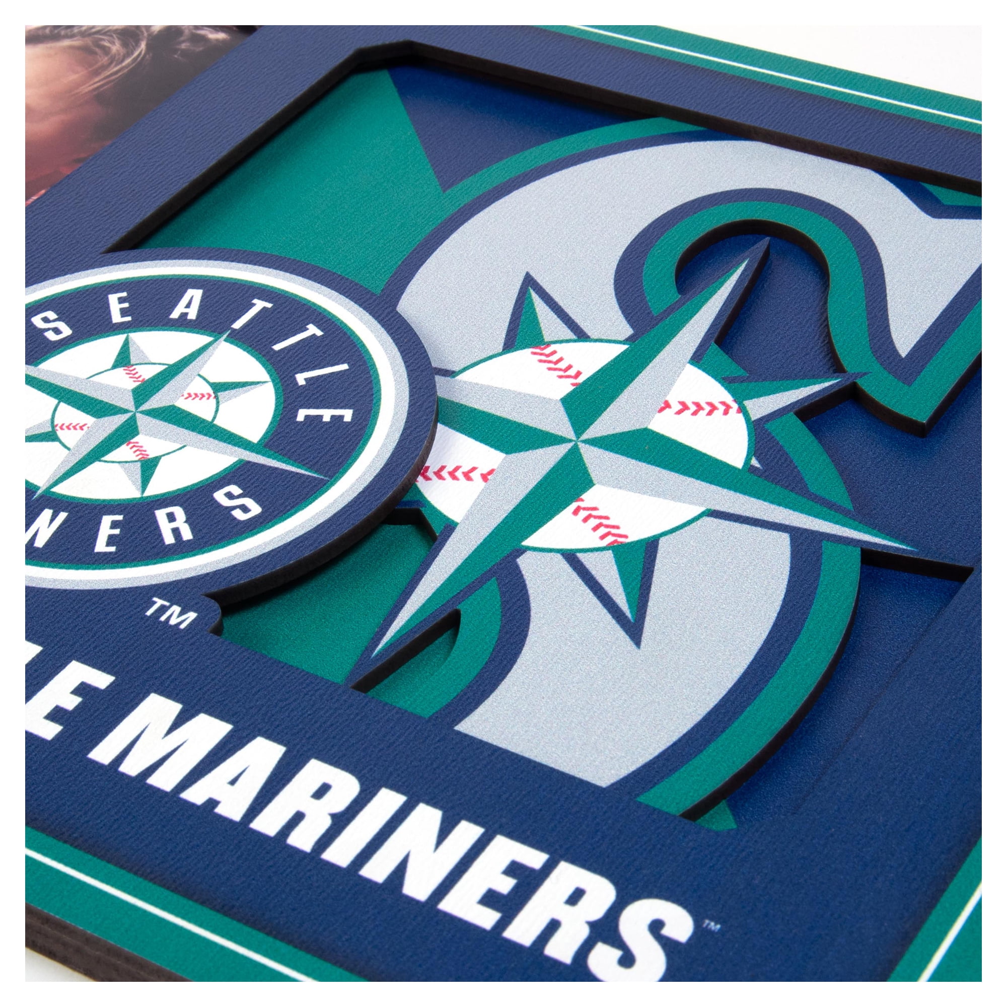 IDNA Seattle Mariners 3D Logo Series Picture Frame
