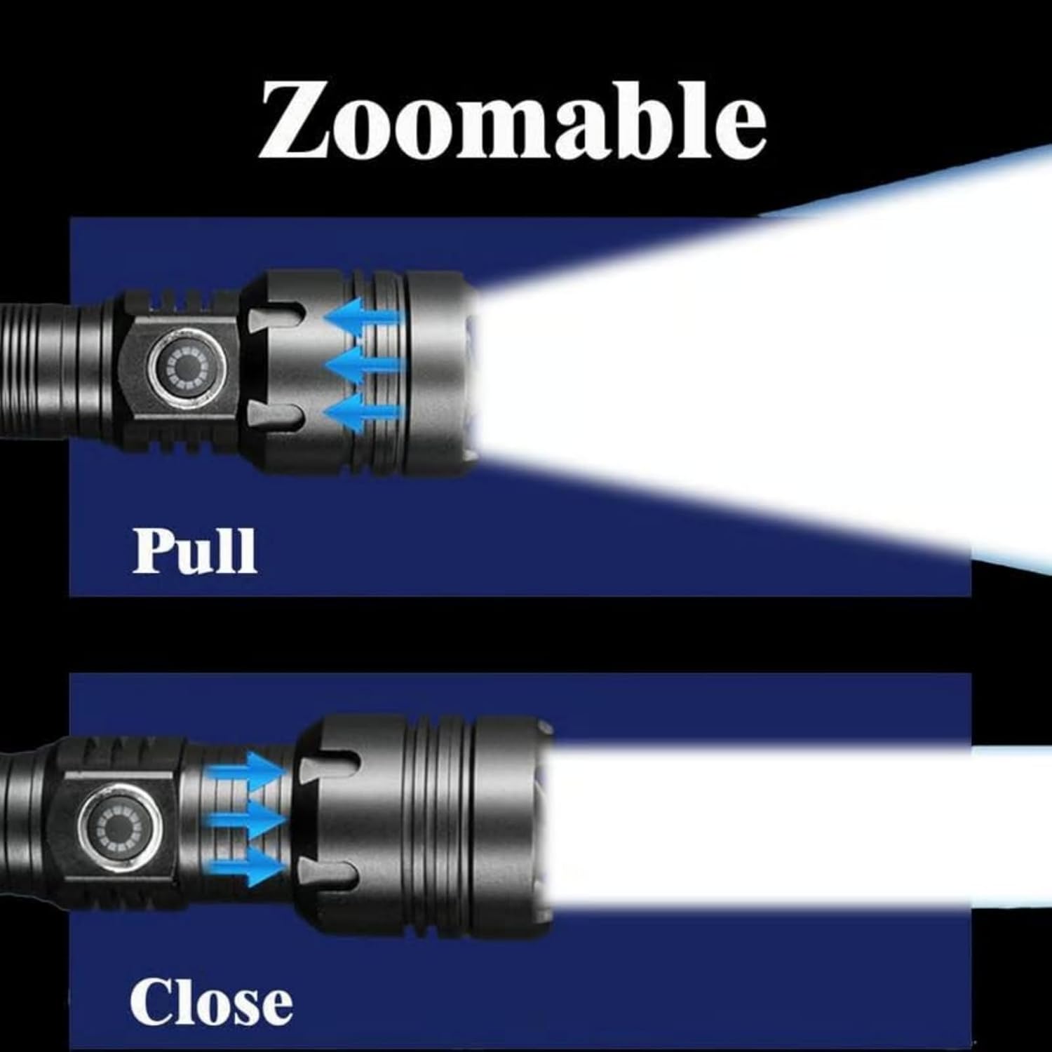 2000 Lumens Rechargeable Blood Tracking Light for Night Hunting, Blood Tracking Flashlight