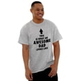 thumbnail image 5 of Cool What an Awesome Dad Looks Like Men's Graphic T Shirt Tees Brisco Brands S, 5 of 5