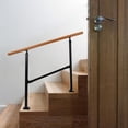 thumbnail image 7 of Handrails for Outdoor Steps, 600Lbs Load Stainless Steel Stair Railing 1 to 3 Steps, Metal Balustrade Hand Railing Angle Adjustable Hand Rails for Outdoor Steps, Complete Kit Log Color, 7 of 7