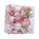 thumbnail image 5 of 18 piezas de adornos de bolas de Navidad, adornos colgantes para árbol de Navidad con colgantes Oro rosa, 5 of 9