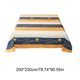 thumbnail image 3 of Juego de sábanas dobles | Poliéster Densamente Tejido Engrosado | Gran 200x230cm | Ropa de cama impresa multicolor | Tejido suave y transpirable | Easy Care | Decoración del hogar en dormitorios, 3 of 6