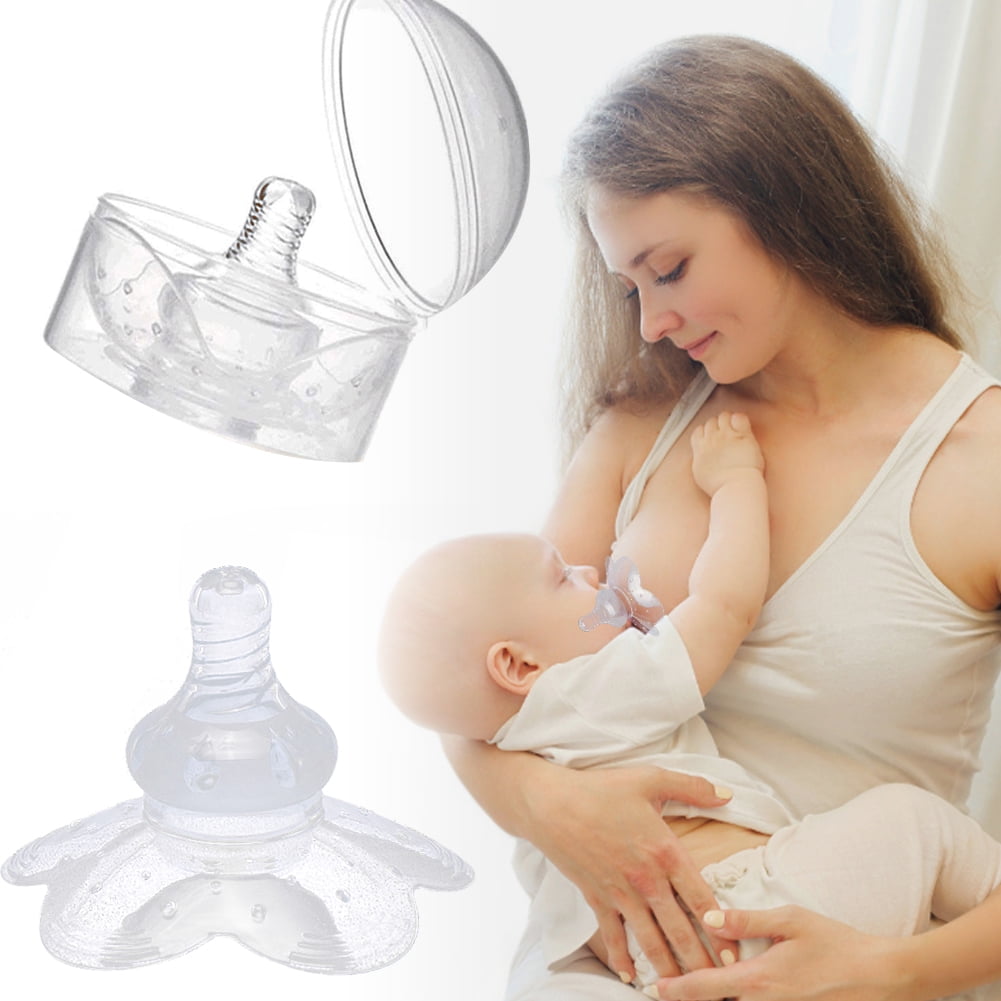 Useful Silicone Nipple Shield Breast Nursing Milk Feed Pacifier Protective Cover 
