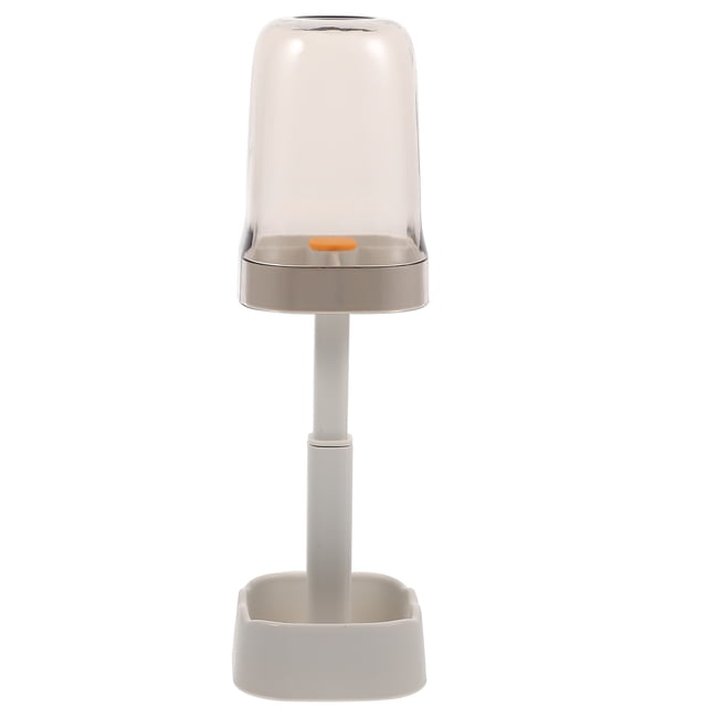 HINTRMENT 1Set Plastic Toothbrush Holder Cup Portable Grey with Health Protection for Home Use