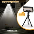 thumbnail image 2 of Merryhome 2Pcs Solar Motion Sensor Lights Outdoor,Solar Flood Lights Outdoor,USB & Solar Powered,3 Modes&92 LEDs,IP65 Waterproof Clip on Fence Lights for Garden,Gate,Camping(Warm Light), 2 of 11