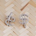 thumbnail image 2 of Signo de dólar creativo para hombre Cufflinks, aleación de zinc, 2 of 3