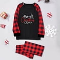 thumbnail image 2 of Kaemgyyd Family Christmas Pjs Matching Sets Long Sleeve Crew Neck Top and Plaid Bottom Trendy Sleepwear Loungewear 2 Piece Outfit, 2 of 6