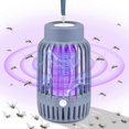 thumbnail image 1 of Mosquito Killer Lamp with Battery, 1200 mAh USB Rechargeable Mosquito Killer Lamp, Night Light, 2 in 1, Suitable for Indoor, Outdoor, Bedroom, Home, P, 1 of 4