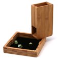 thumbnail image 3 of Wood Polyhedral Dice Vault, Tray & Tower for DND Dungeons & Dragons, 3 of 10