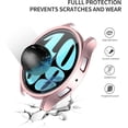 thumbnail image 3 of KOMI 6 Pack Compatible for Samsung Galaxy Watch 6 Case with Tempered Glass Screen Protector, Hard PC Bumper (44mm 6-Pack), 3 of 5