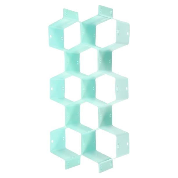 Uxcell 16 Pcs Separador de Cajón Plástico Ajustable Organizador Divisor para Ropa Interior Cinturón Bufanda Calcetines, Azul