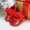 thumbnail image 4 of Yoyauz Baby Girl Mary Jane Shoes Anti Slip Rubber Sole Ballet Slippers Princess Dress Wedding Shoes Newborn Kids Shoes Toddler Shoes, 4 of 5