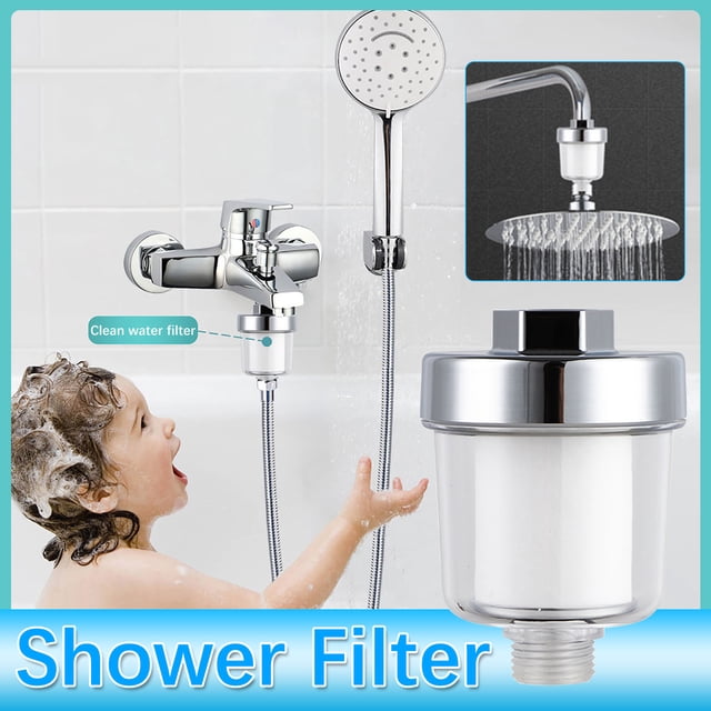 Fiudx Filtro de Ducha, Purificador de Algodón Pp de Alta Eficiencia, Diseño Visual Abs, Ideal para Baño y Cocina, Cuidado Materno-Infantil, Material Ecológico, Solución para La Salud.