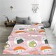 thumbnail image 5 of Balery Cute Sushi Manta de Felpa Suave y Acogedora – Cobija de Franela Aterciopelada para Cama, Lavable y Cálida para Sofá, Mascotas, Transpirable-60"x50", 5 of 7