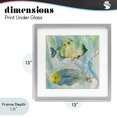 thumbnail image 4 of Stupell Industries Tropical Sweet Fish Duo Blue Green Gray Framed Print Under Glass, 13 x 13, by Lorenzo Collective, 4 of 8