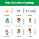 thumbnail image 4 of 9 Uds pegatinas de ventana de primavera flores mariposa girasol primavera pegatinas decorativas para ventana, 4 of 7