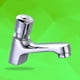 thumbnail image 3 of Grifo de baño con cierre automático y ahorro de agua, grifo de agua fría con botón pulsador de retardo, 3 of 4