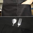 thumbnail image 3 of paquetes de delantales de cocina impermeables, delantales ajustables con bolsillos, adecuados para cocinas domésticas, restaurantes, jardines, barbacoas, escuelas, cafeterías, delantales de chef, pana, 3 of 5