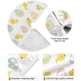 thumbnail image 2 of FMSHPON Easter Tree Skirt Colorful Eggs Bunny Xmas Christmas Tree Skirt Stand Mat for Holiday Party Decoration Indoor Outdoor 36 inches, 2 of 6