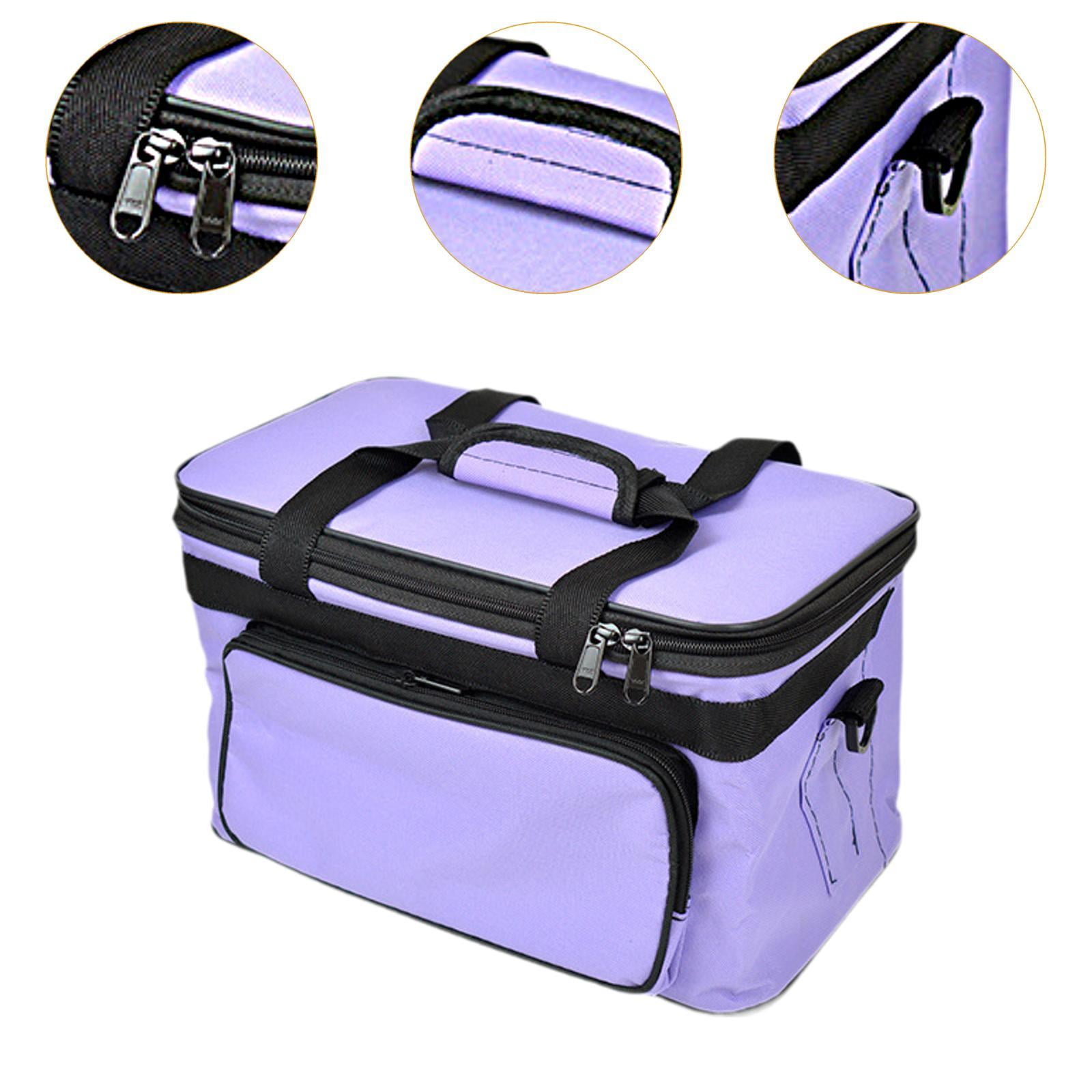 GUOOL Storage Bag for Art Supplies with Handle, Waterproof Tote Transport Box, Travel Craft Bag for Sketches of Sketches of Sketches S Purple