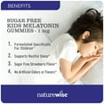 thumbnail image 6 of NatureWise Kids Melatonin 1 mg Sugar-Free - Sleep Gummies for Children - Drug-Free Sleep Aid for Kids Ages 4 & Up - Strawberry Flavored - Vegan, Gluten Free, Non-GMO - 180 Gummies[6-Month Supply], 6 of 9