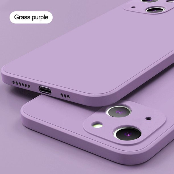 Funda de teléfono de silicona líquida cuadrada oficial para iPhone 11 12 14 13 Pro Max Mini X XS Max XR 7 8 Plus cubierta de protección de lente completa Tan Jianjun unisex