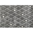 thumbnail image 1 of Ahgly Company Indoor Rectangle Contemporary Dark Gray Trellis Area Rugs, 10' x 13', 1 of 6