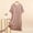 Khaki, variant on Chemise Nightgowns Sleep Shirts for Women Bamboo Nightgowns Sleepshirts Night Shirts Short Sleeve Purple Crew Neck Nightgowns for Women Sexy,L