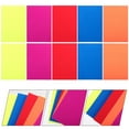 thumbnail image 2 of 10 Sheets Neon Papers Glow in the Dark Neon Papers Party Supplies DIY Fluorescent Neon Papers Party Favors, 2 of 5