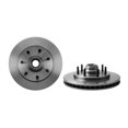 thumbnail image 1 of Brembo Brake Rotor 09906110C02 Vented; One Piece Design; Wheel Bolt Pattern 7 x 150 Millimeter; 180.5 Millimeter Hat Inside Diameter; 86.7 Millimeter Hub Diameter; Gray Cast Iron; Single, 1 of 2