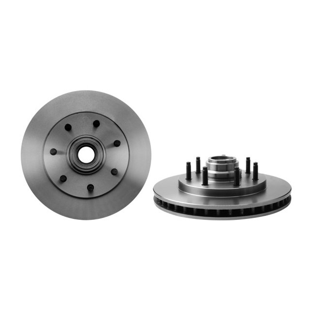 Brembo Brake Rotor 09906110C02 Vented; One Piece Design; Wheel Bolt Pattern 7 x 150 Millimeter; 180.5 Millimeter Hat Inside Diameter; 86.7 Millimeter Hub Diameter; Gray Cast Iron; Single