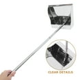 thumbnail image 3 of PTOOTP Stainless Steel Metal Dustpan with Long Handle Outdoor and Home Cleaning Tool, 3 of 8