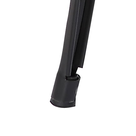 AC Pacific Industrial 30 inch Backless Metal Bar Stools in Matte Black Set of 4