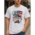 thumbnail image 2 of 【New Arrival】Men's American Flag And Bald Eagle 250th Anniversary T-Shirt 1776-2026 - Commemorating The 250th Anniversary Of Inde, 2 of 8