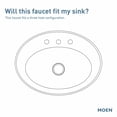 thumbnail image 2 of Moen Tvs6984 Flara 1.2 GPM Widespread Bathroom Faucet - Gold, 2 of 7