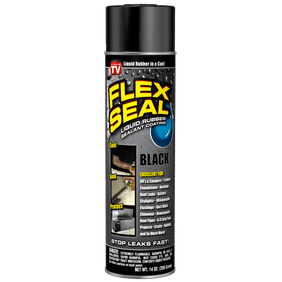 Flex Seal Aerosol Liquid Rubber Sealant Coating, 14 oz, Black