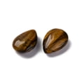 thumbnail image 2 of 20pcs Natural Tiger Eye Beads Flat Teardrop Top Drilled 18x13x6mm Hole: 0.8mm, 2 of 3