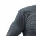 thumbnail image 5 of Stamzod Long Sleeve Gym Shirts Men Solid Color Pullover Basic Tee Tops Casual Crewneck Oversized Tshirts for Men Dark Gray XL, 5 of 6