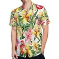 thumbnail image 4 of High Quality Hawaiian Shirts for Men Short Sleeve Aloha Beach Shirt Floral Summer Casual Button Down Shirts Blouses 7XWQHZ, 4 of 7