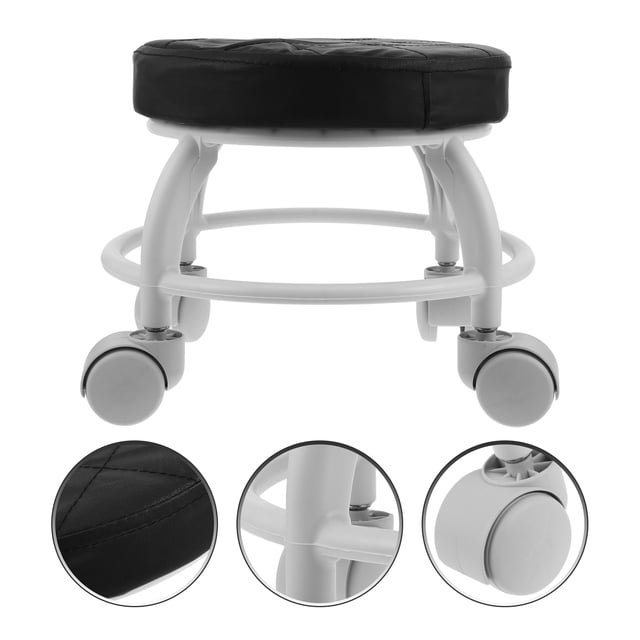 DEEPCRAFF Rolling Stools Ergonomic Stool With Elegant Appearance For Beauty Salon Use 1 Set