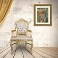 thumbnail image 3 of Popcorn 12x14 Gold Ornate Wood Framed with Double Matting Museum Art Print Titled - Rock Echeveria III W/ Hedgehog Cactus, 3 of 4