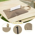thumbnail image 6 of Dualoai Camping Tissue Storage Bag Organizer Hanging Tissue Bag for Tent Home Travel Khaki, 6 of 9